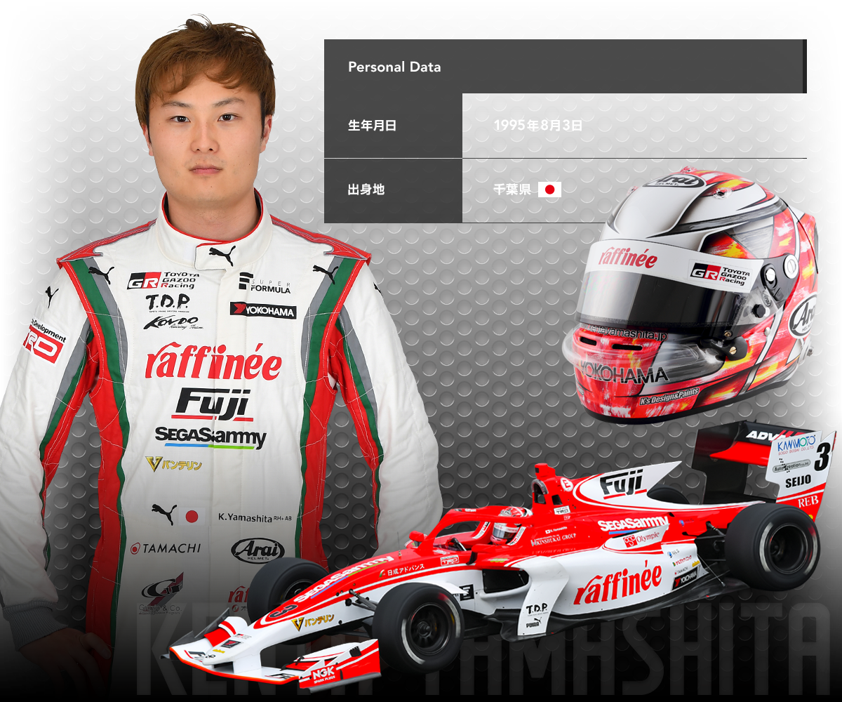 山下 健太 Teams Drivers Race Calendar 19 Super Formula Official Website
