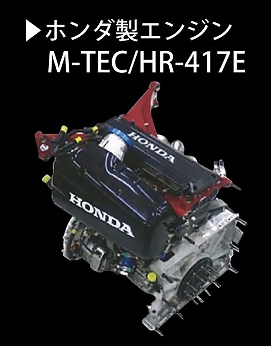 SUPER FORMULAエンジン(型式：HONDA／M-TEC HR-417E) 