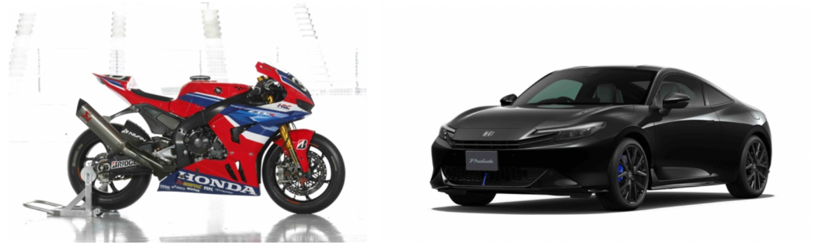 <写真(左から):CBR1000RR-R FIREBLADE SP/PRELUDE>