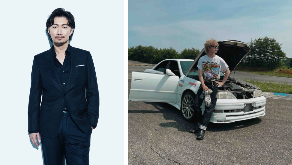 <写真(左から):E XILE MAKIDAIfromPKCZ®/⼤湯都史樹選⼿>